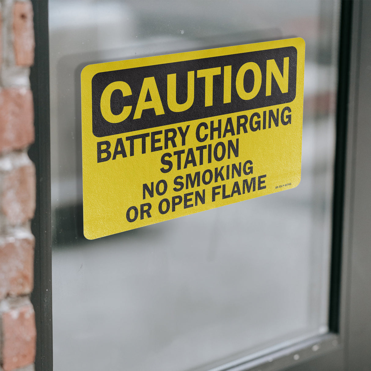 Battery Charging Station No Smoking Or Open Flames