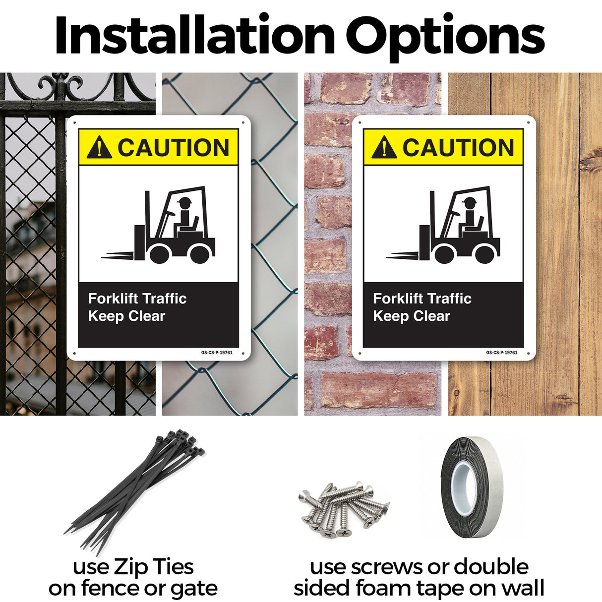 Forklift Traffic Keep Clear