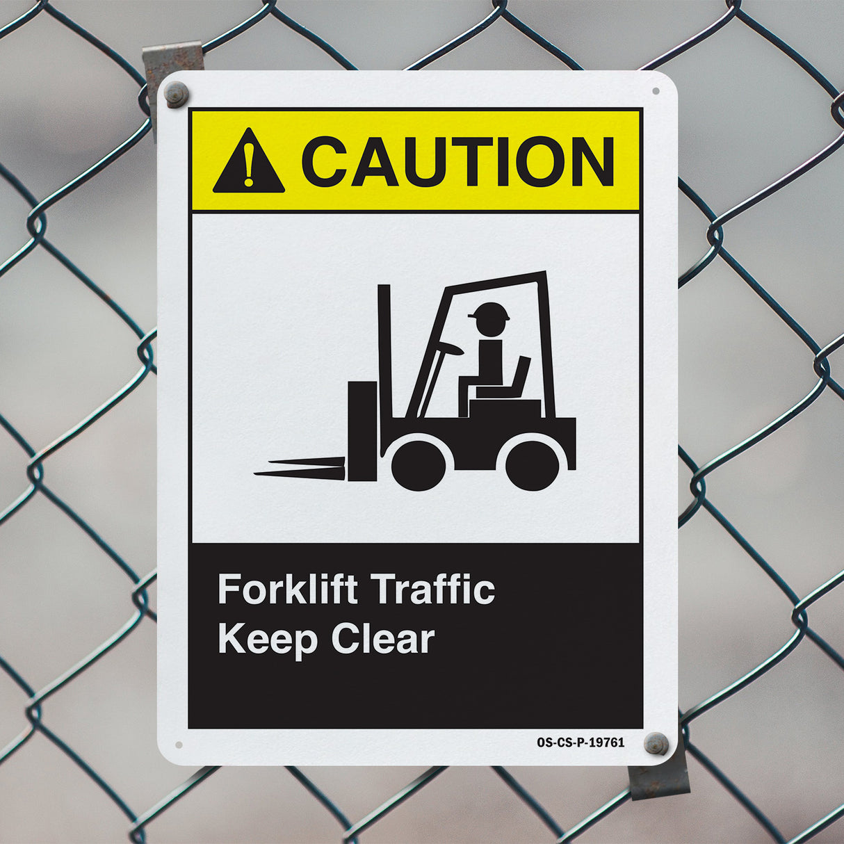 Forklift Traffic Keep Clear