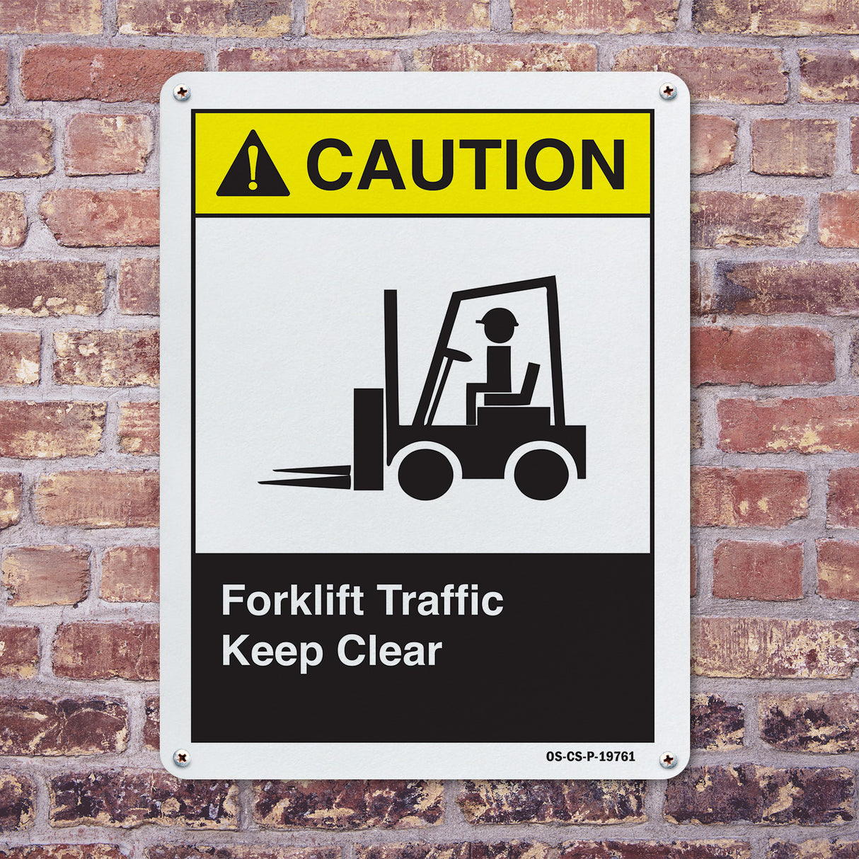 Forklift Traffic Keep Clear