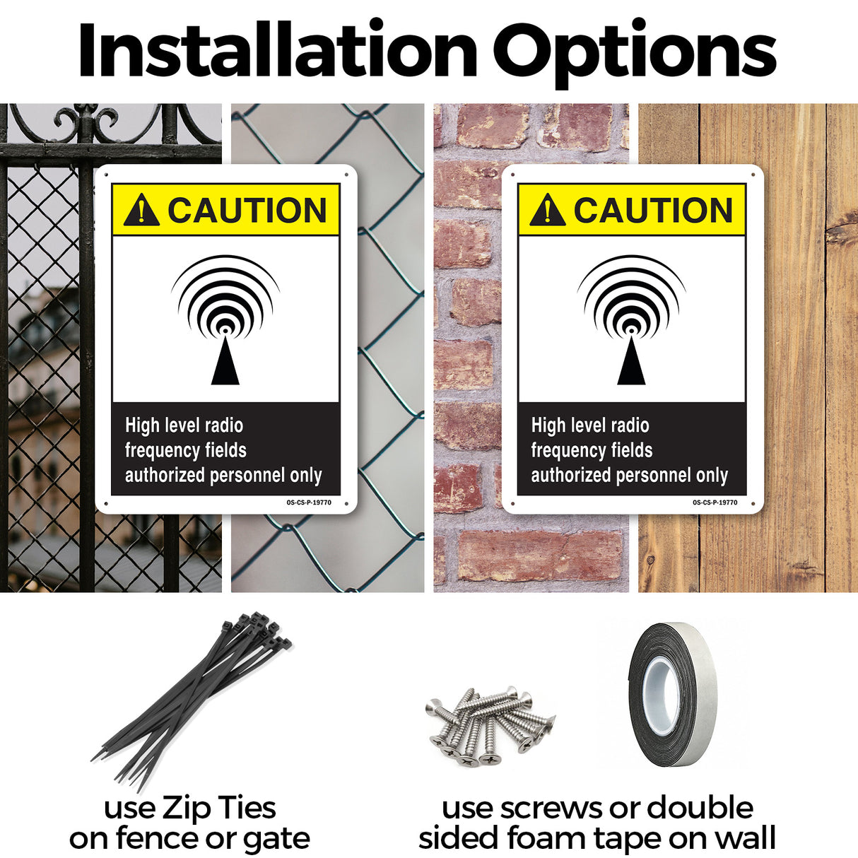 High Level Radio Frequency Fields Authorized Personnel Only