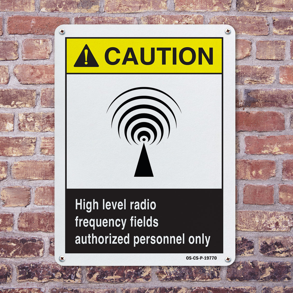 High Level Radio Frequency Fields Authorized Personnel Only