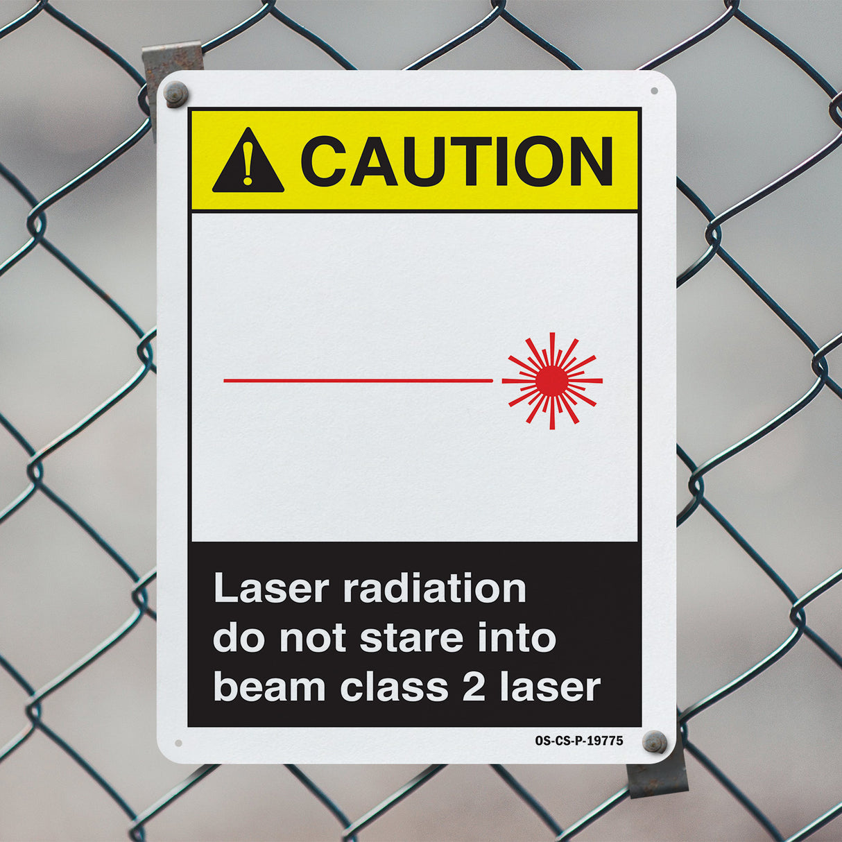 Laser Radiation Do Not Stare Into Beam Class 2 Laser