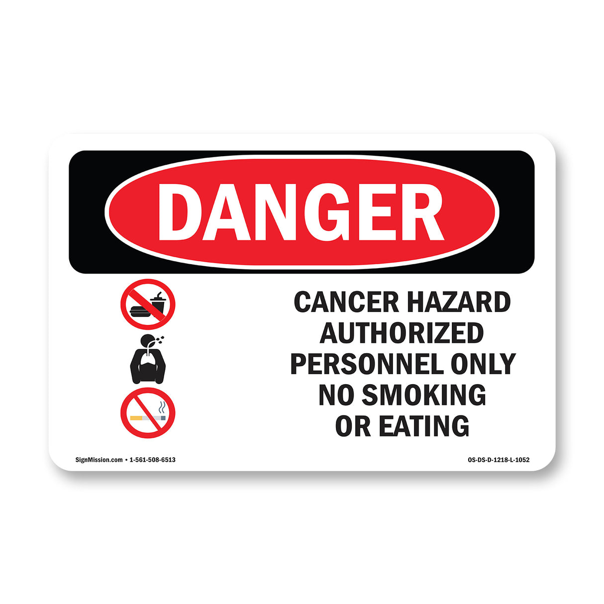 Cancer Hazard Authorized Personnel Only