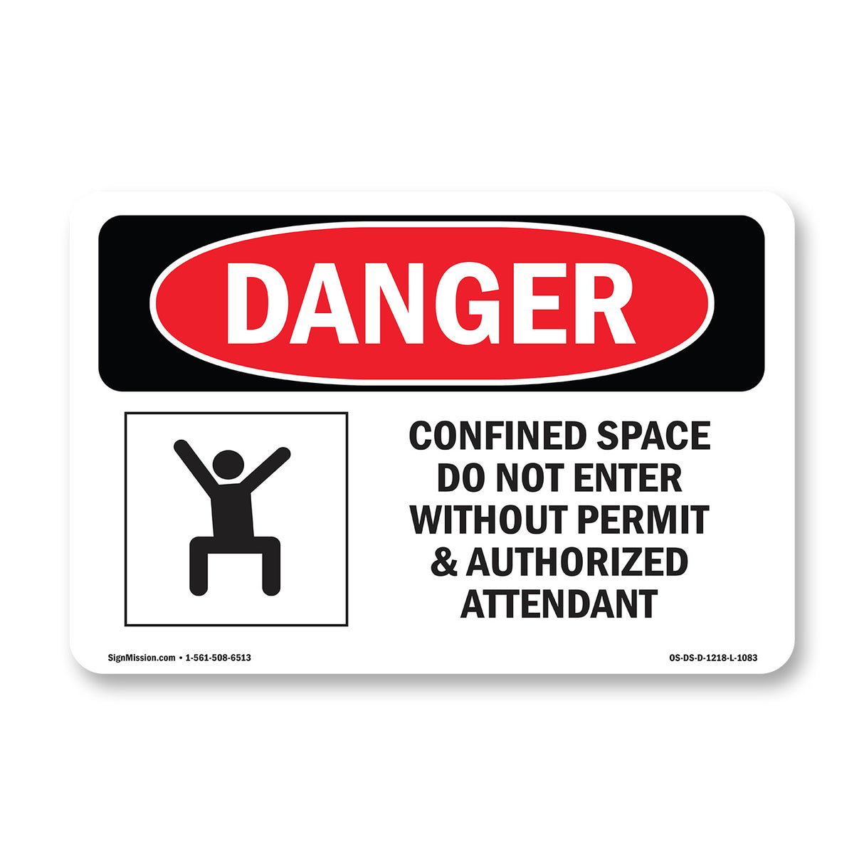 Confined Space Do Not Enter Without Permit
