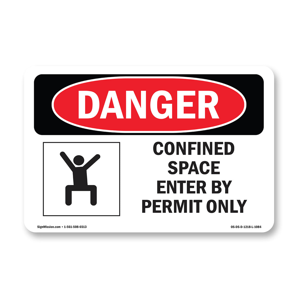 Confined Space Enter By Permit Only