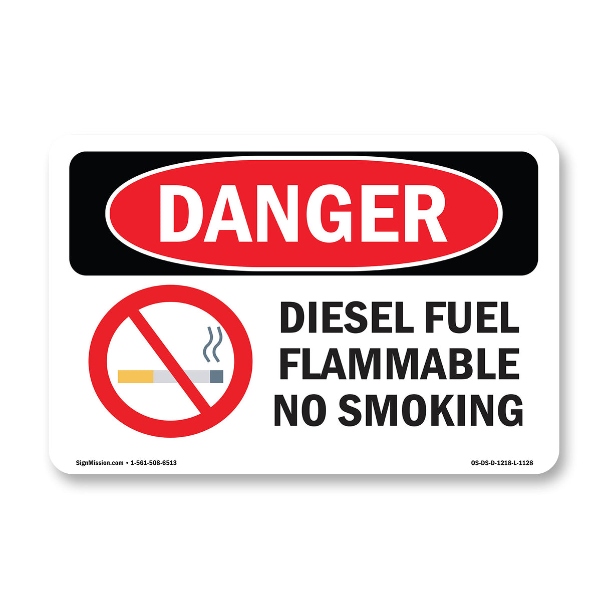 Diesel Fuel Flammable No Smoking