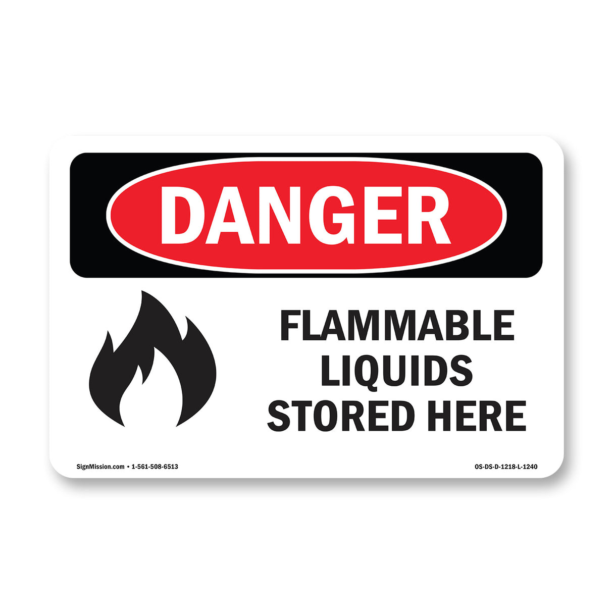 Flammable Liquids Stored Here