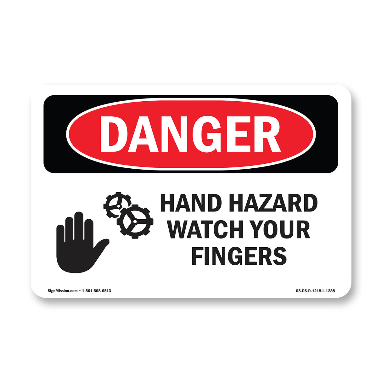 Hand Hazard Watch Your Fingers