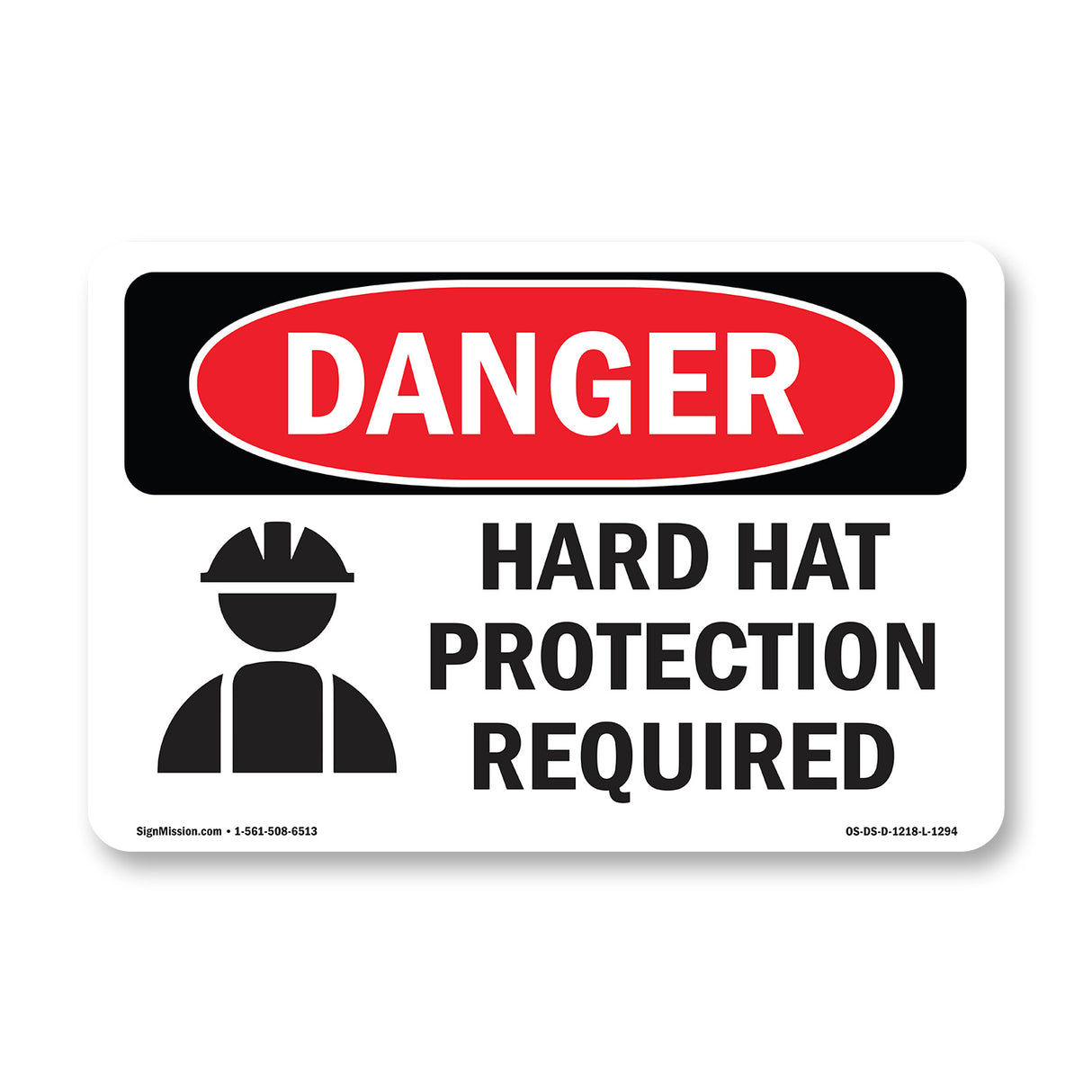 Hard Hat Protection Required