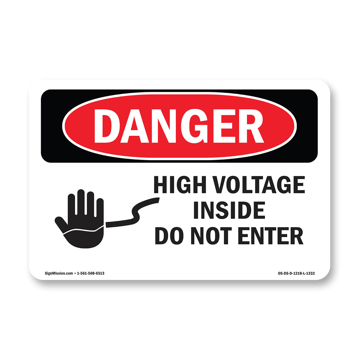High Voltage Inside Do Not Enter