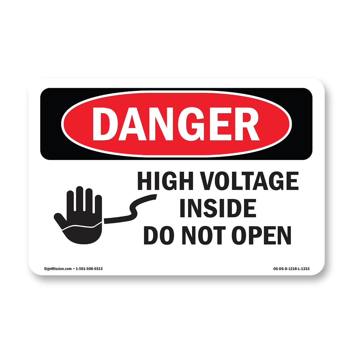 High Voltage Inside Do Not Open