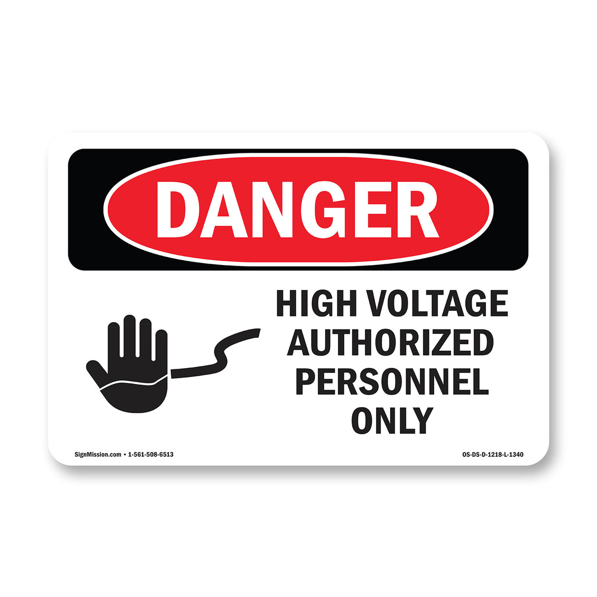 High Voltage Authorized Personnel Only