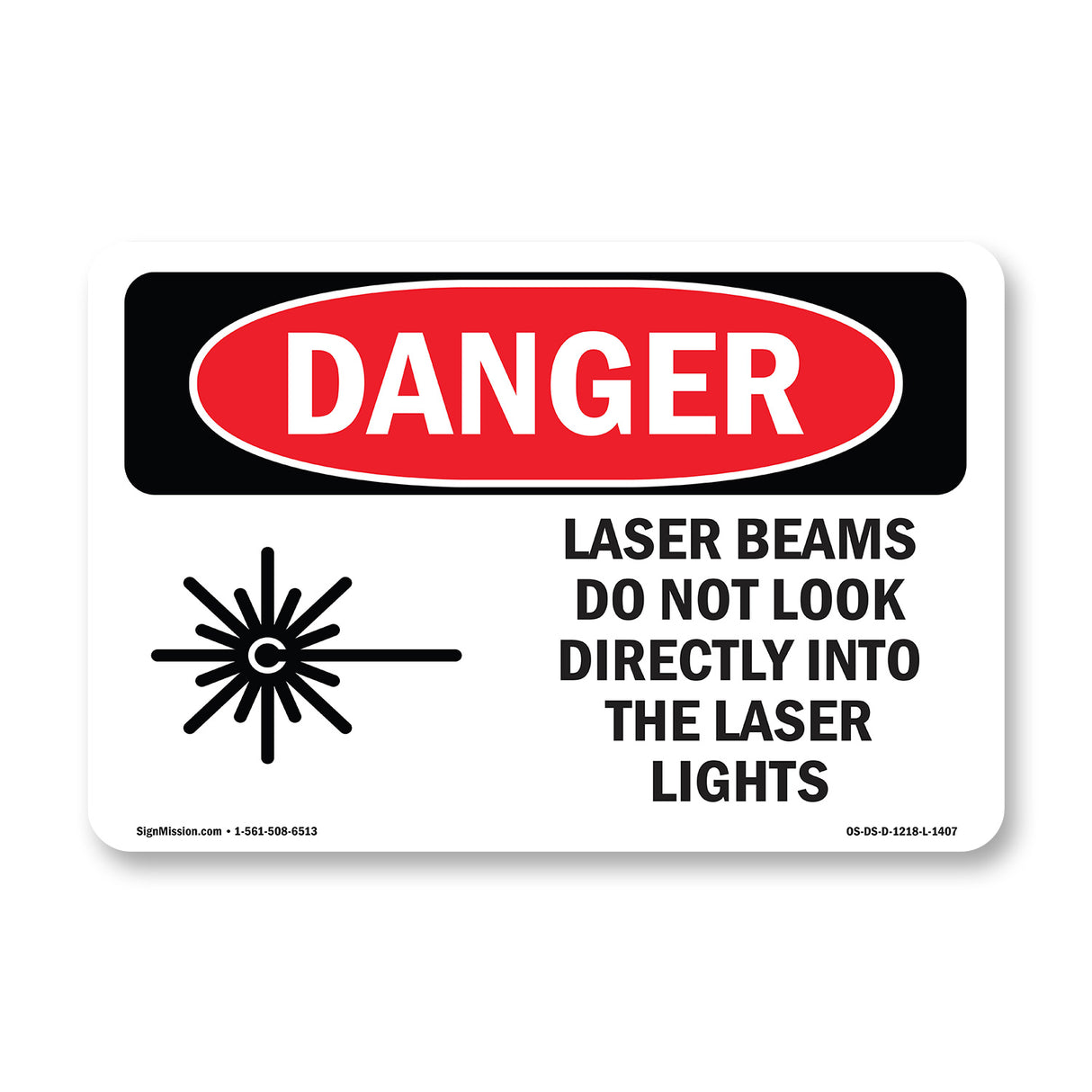 Laser Beams Look Directly Lights