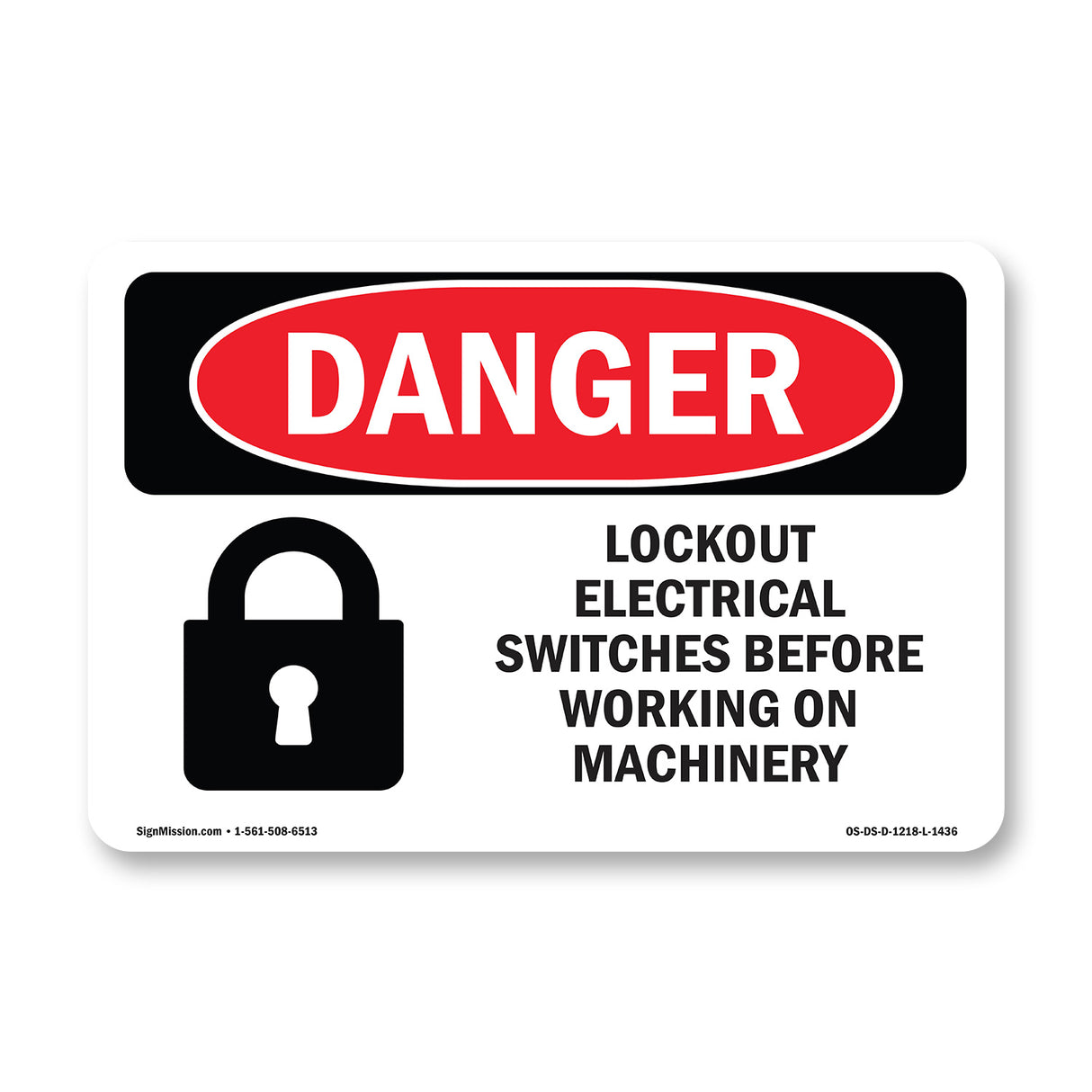 Lockout Electrical Switches Before Working