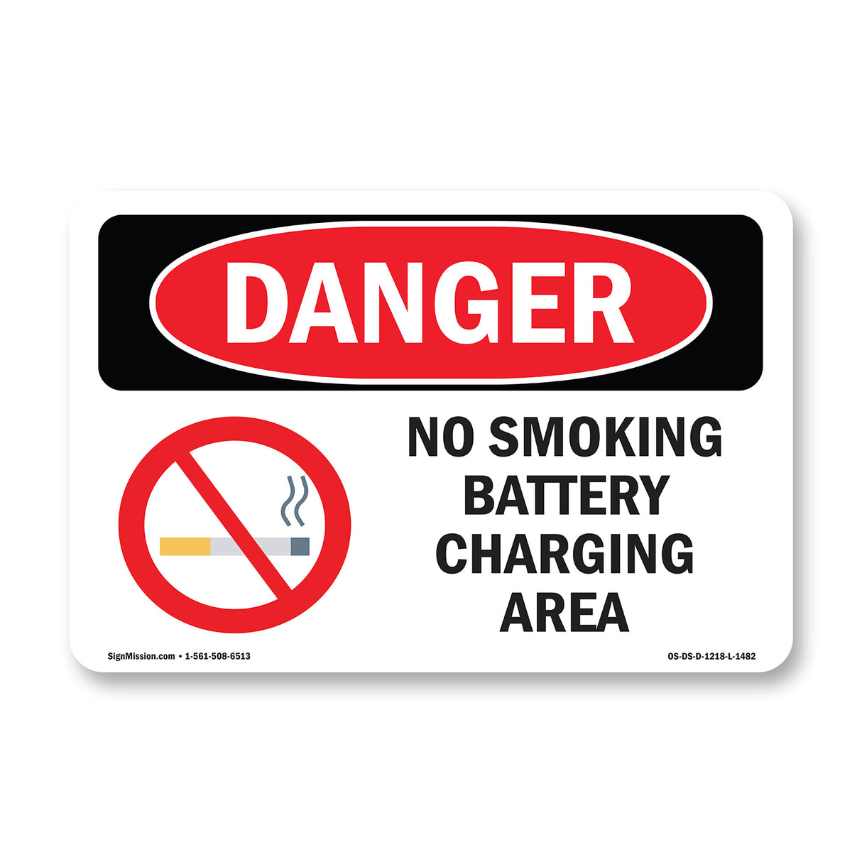 No Smoking Battery Charging Area