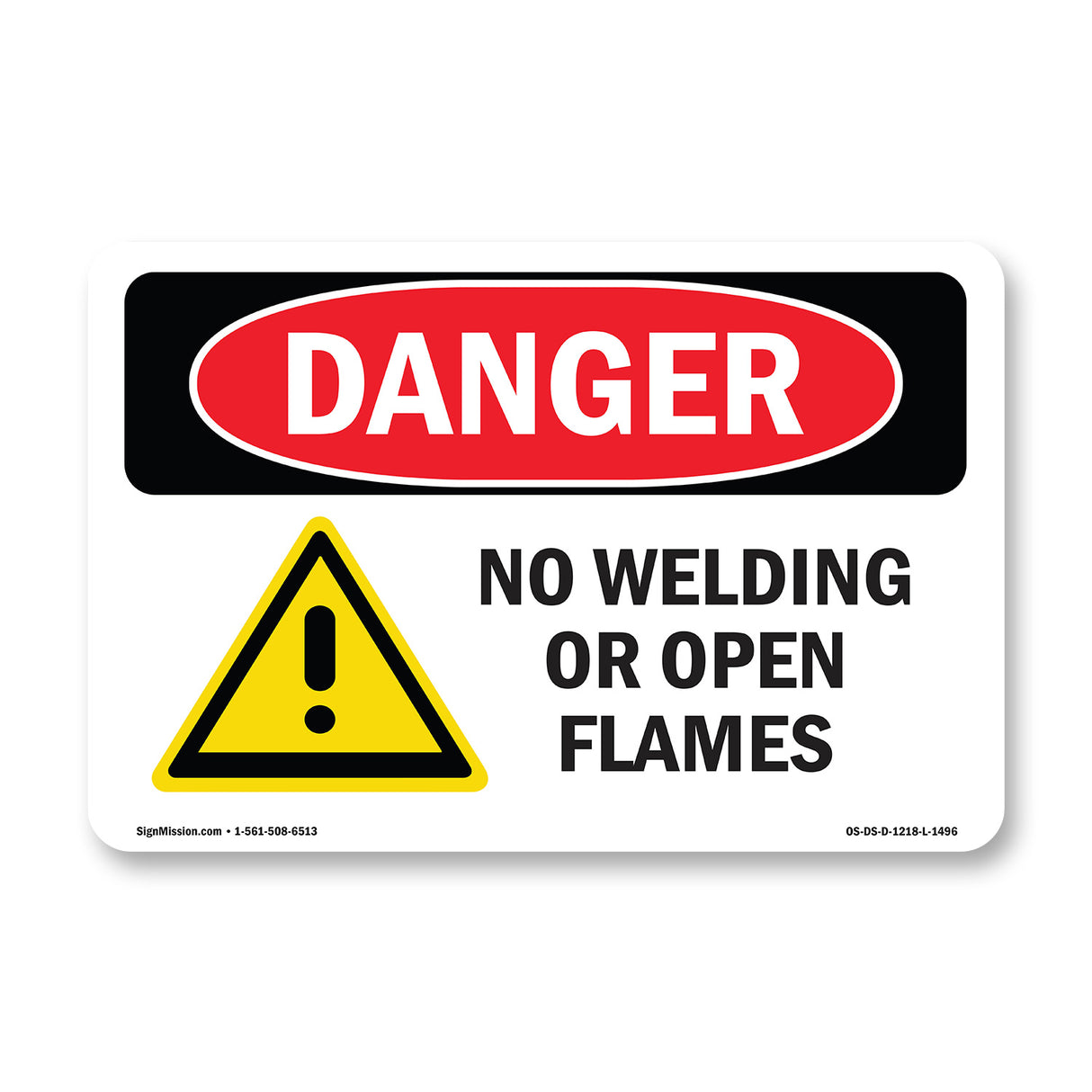No Welding Or Open Flames