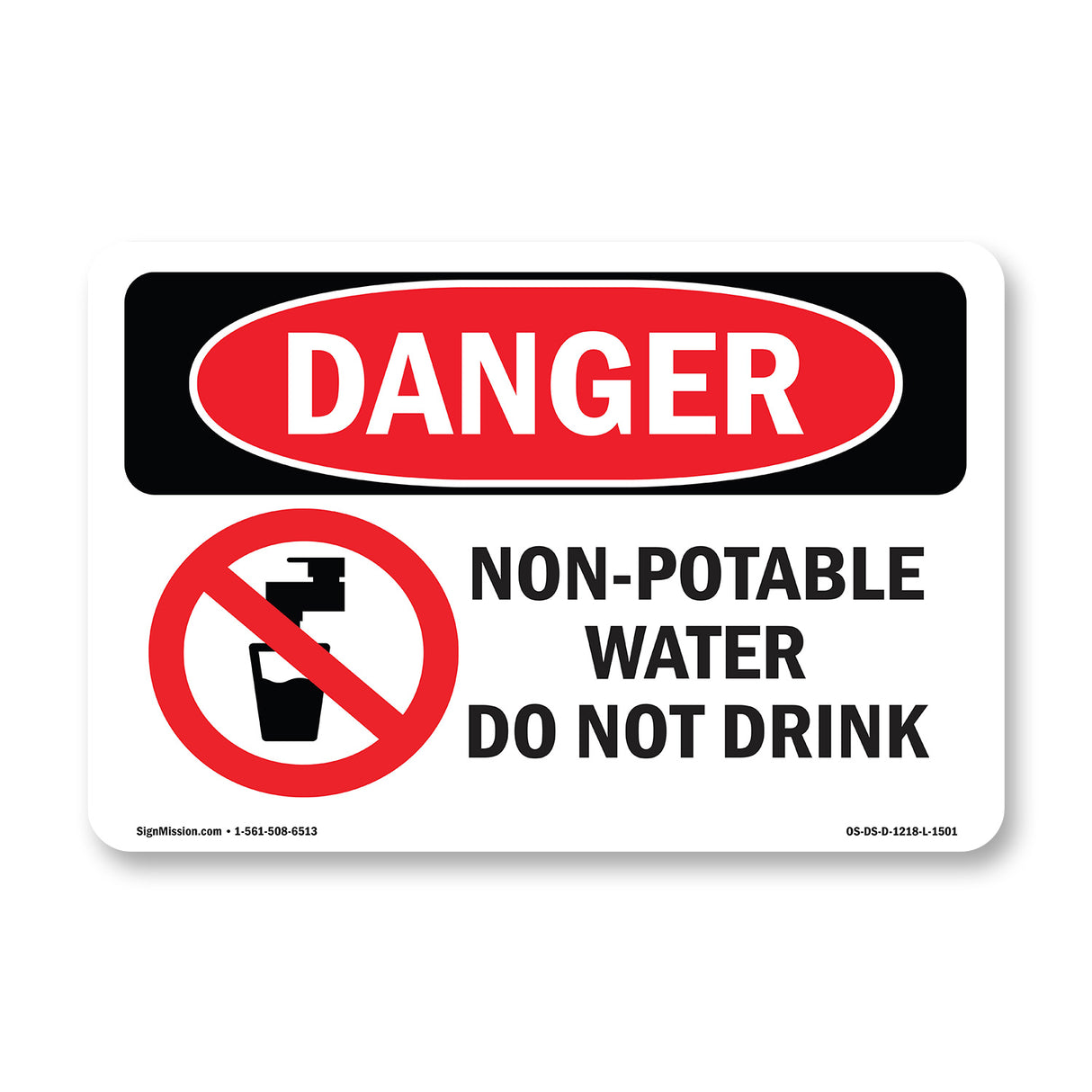 Non-Potable Water Do Not Drink