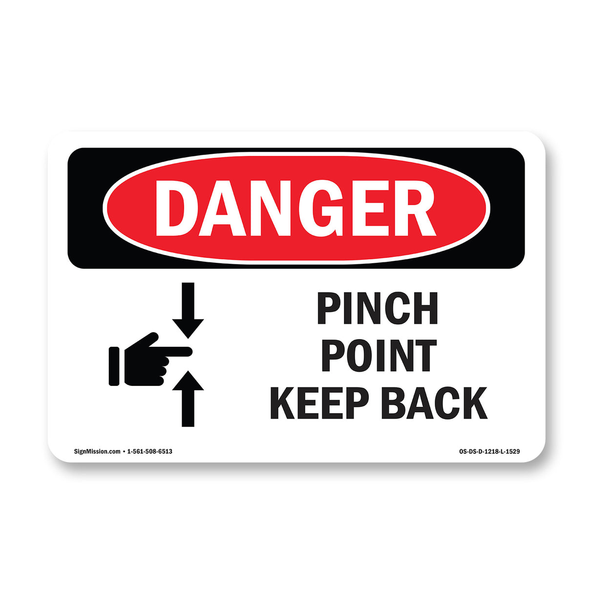 Pinch Point Keep Back
