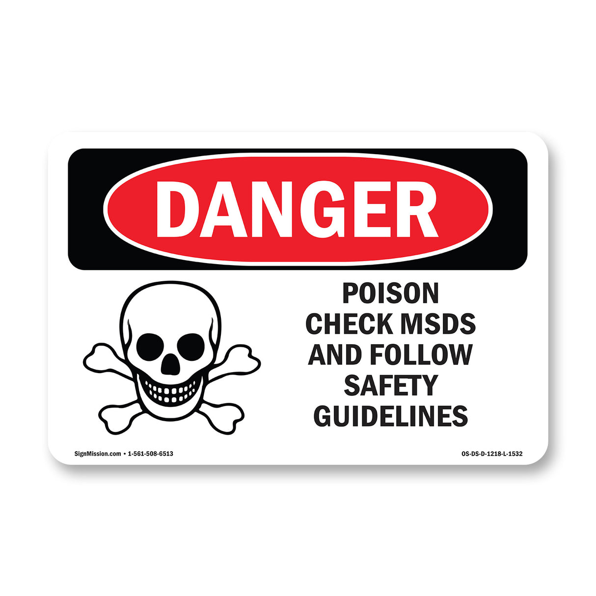 Poison Check MSDS Follow Safety Guidelines