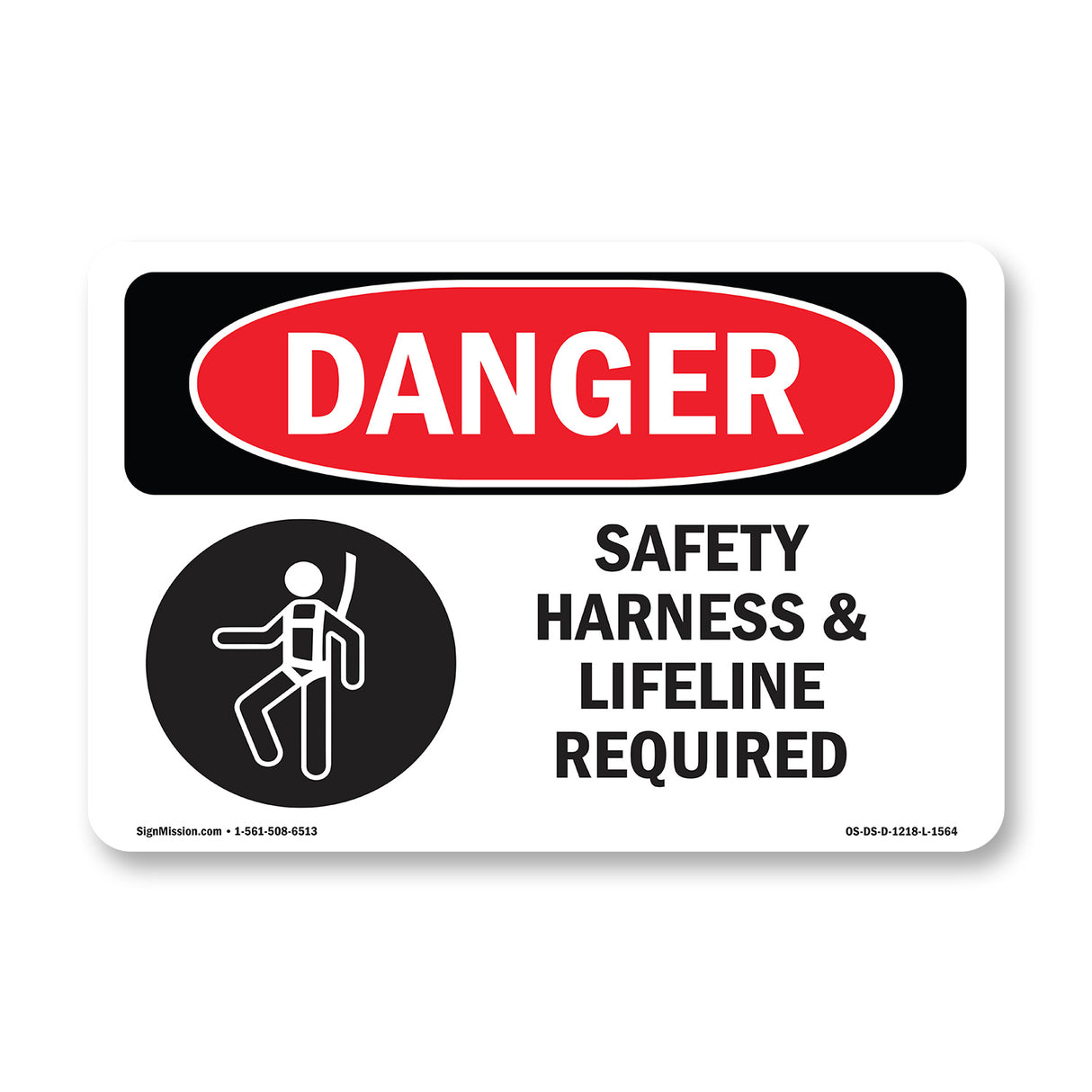 Safety Harness And Lifeline Required