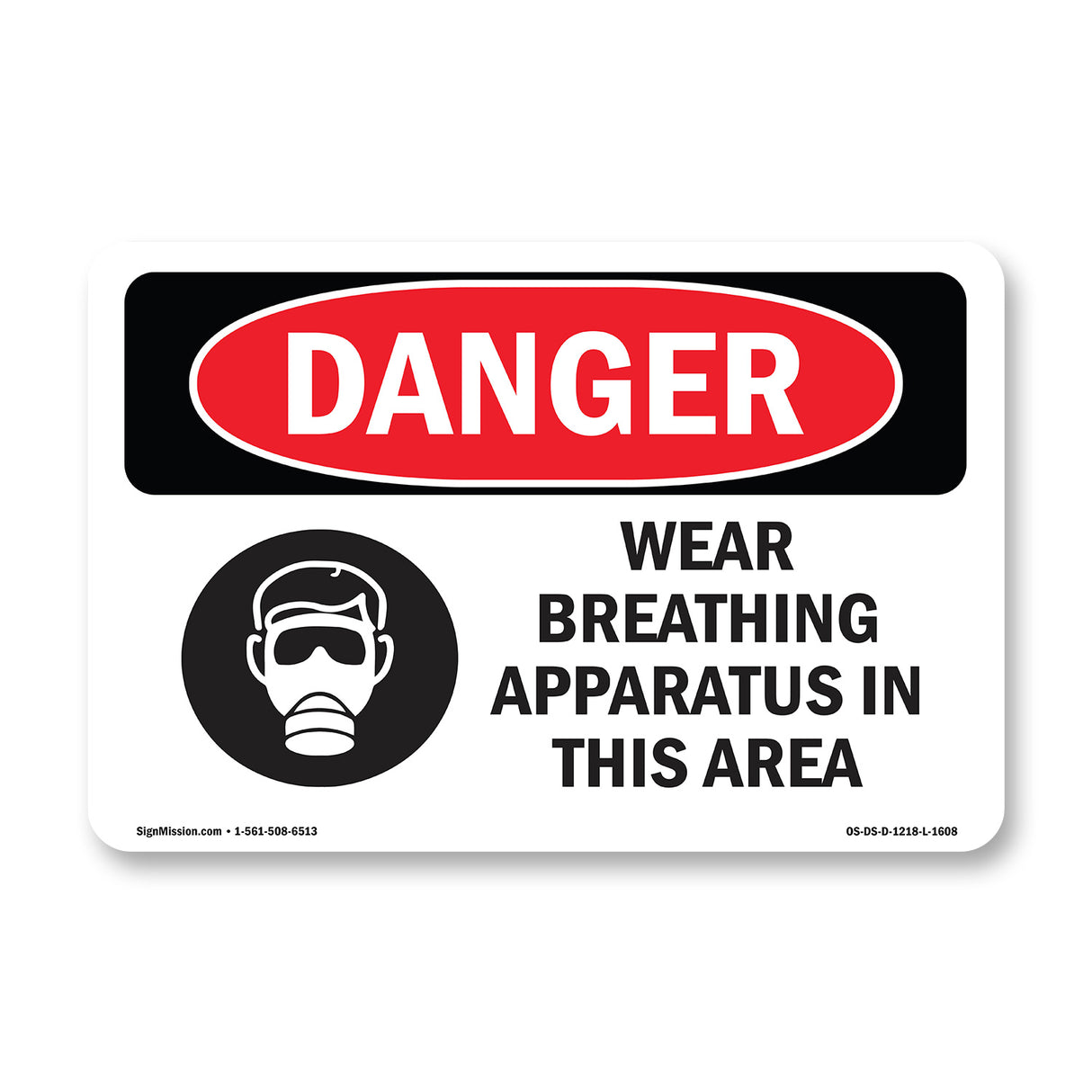 Wear Breathing Apparatus In This Area