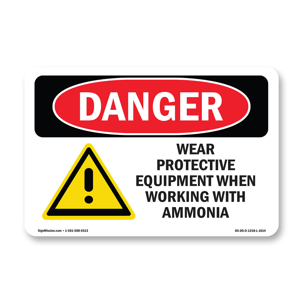 Wear Protective Equipment With Ammonia