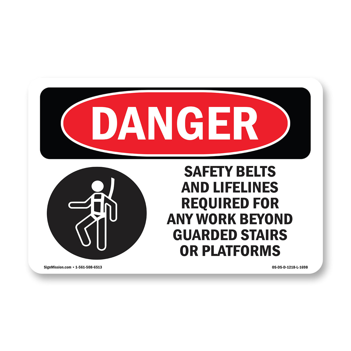 Safety Belts And Lifelines Required