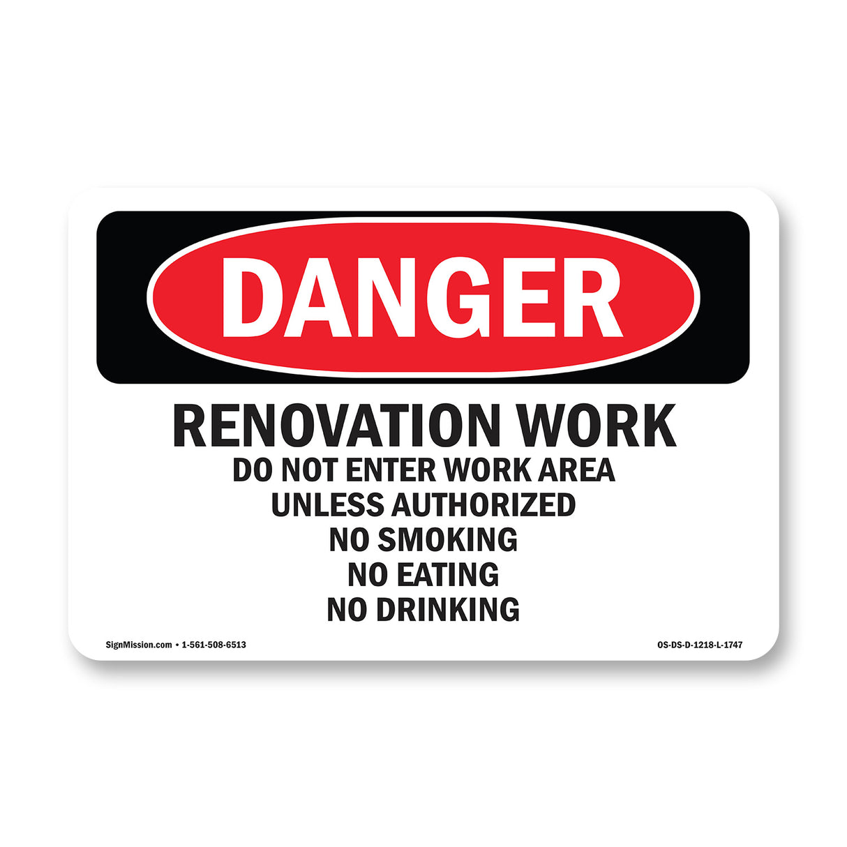 Renovation Work Do Not Enter Work Area