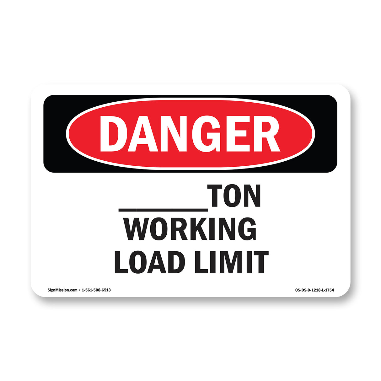 Custom -Ton Working Load Limit