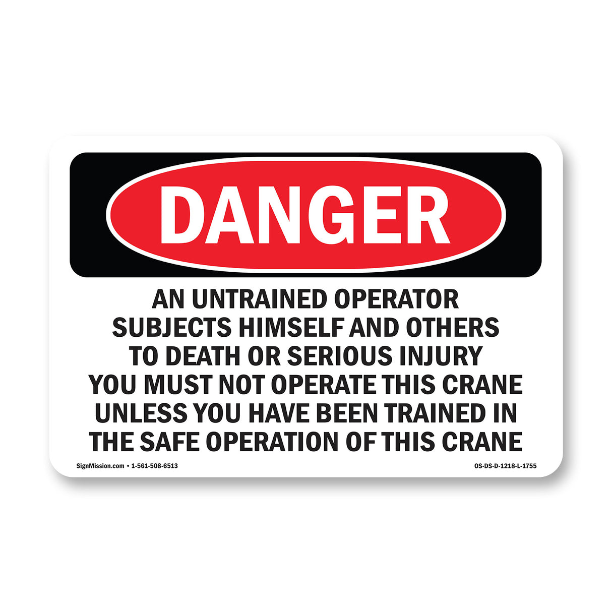 Safe Crane Operation Untrained Operator