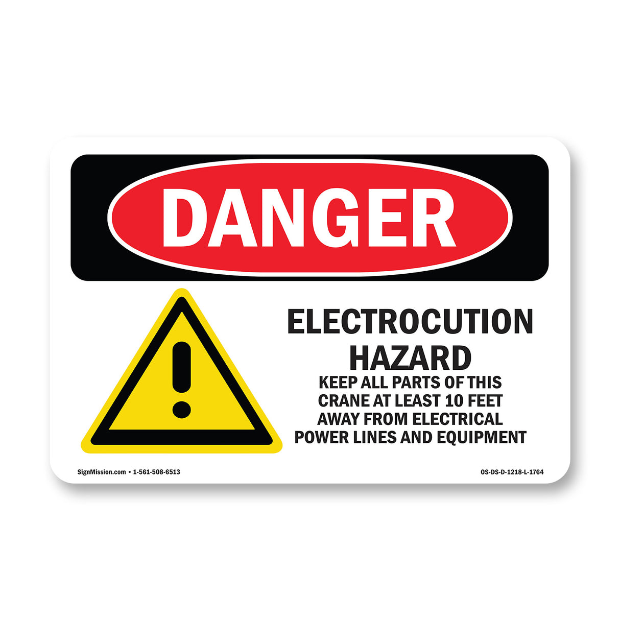 Electrocution Hazard Crane
