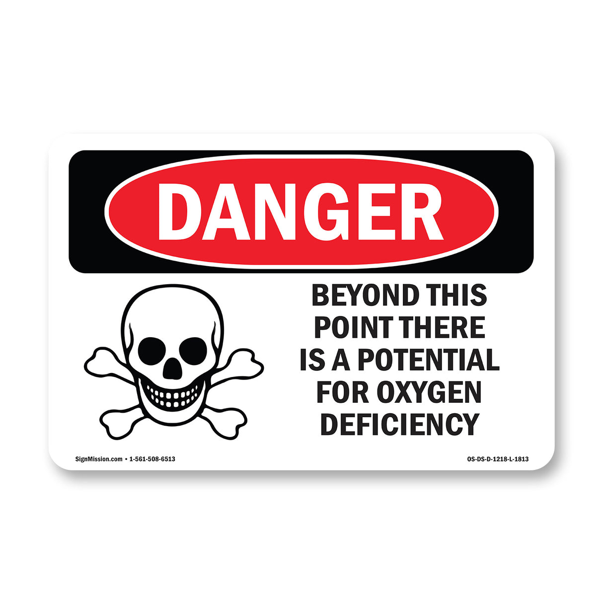 Oxygen Deficiency Beyond This Point