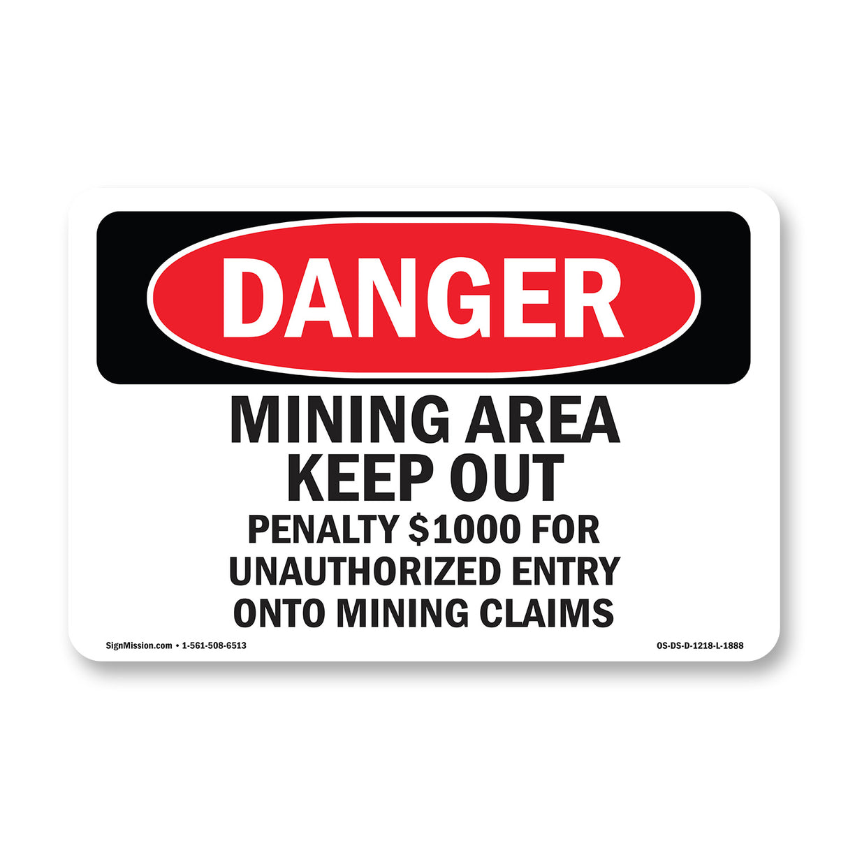 Mining Area Keep Out