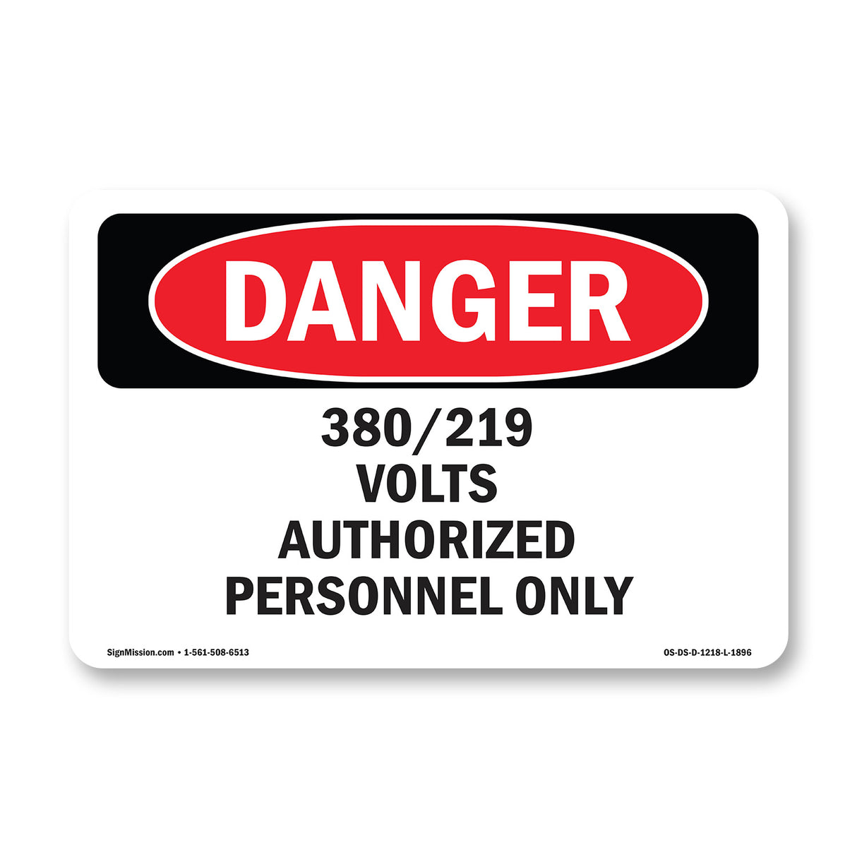 380 219 Volts Authorized Personnel Only