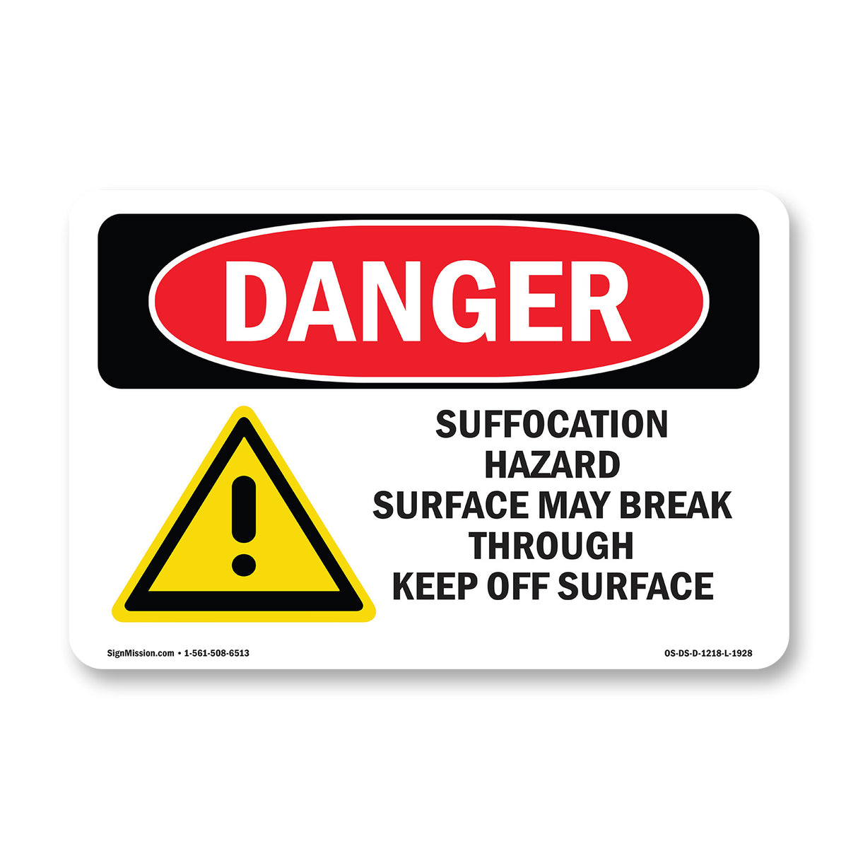 Suffocation Hazard