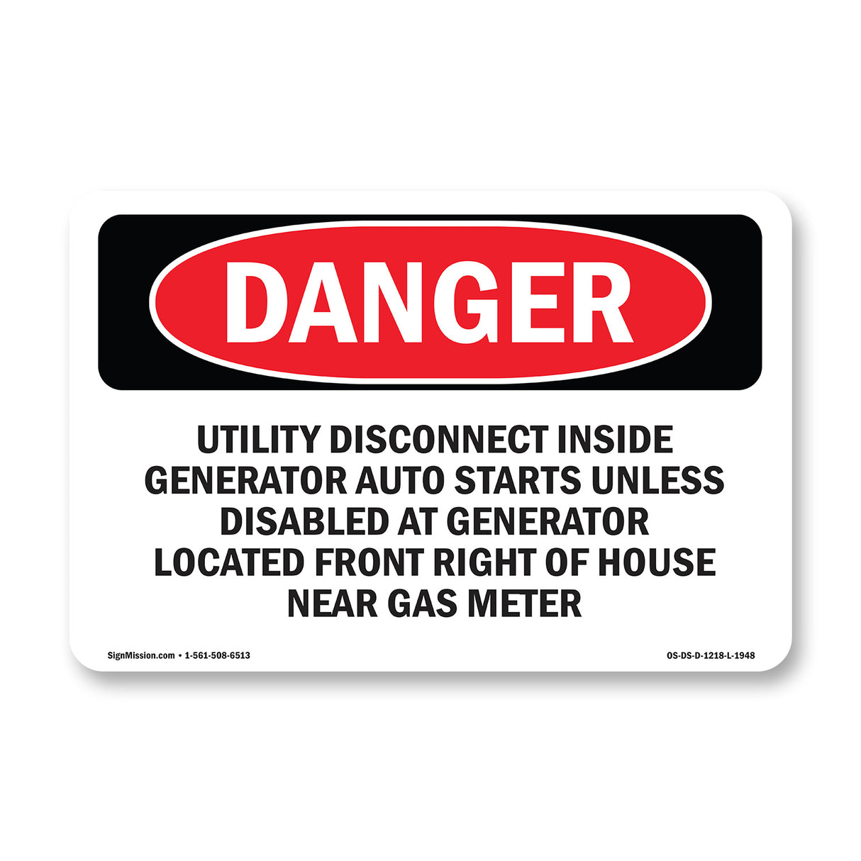 Utility Disconnect Inside Generator Auto