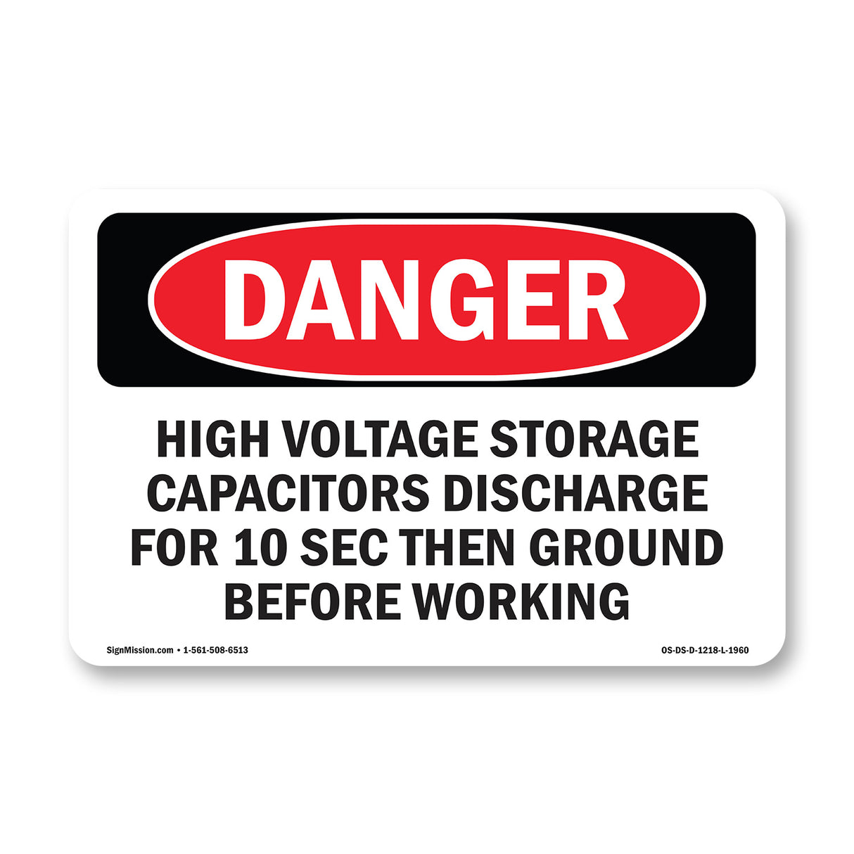 High Voltage Storage Capacitors Discharge