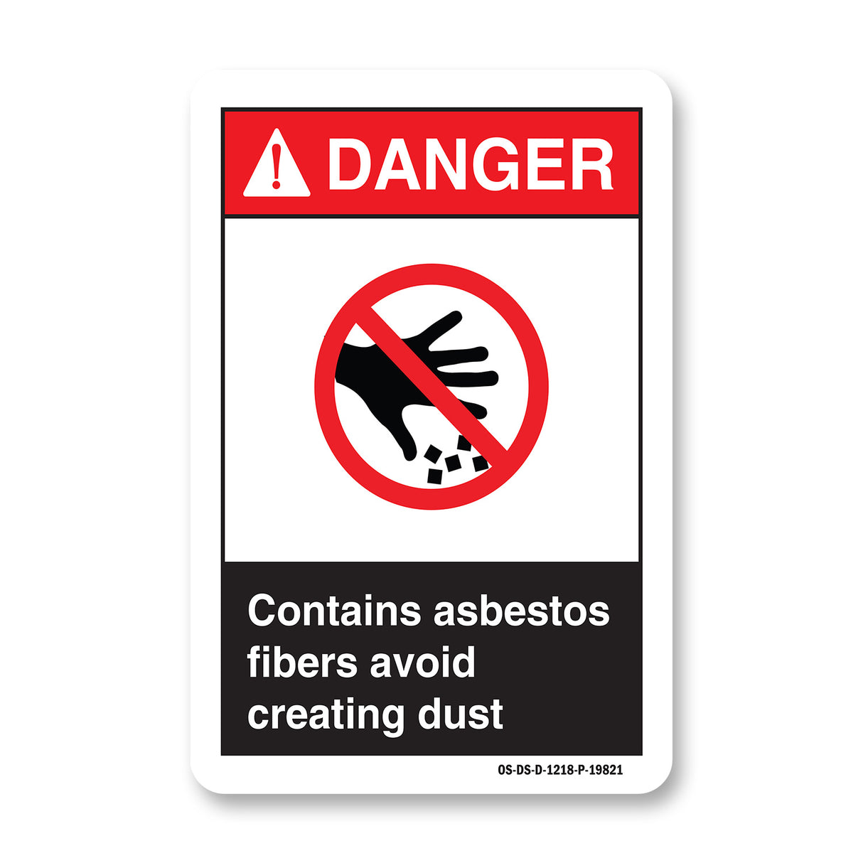 Contains Asbestos Fibers Avoid Creating Dust