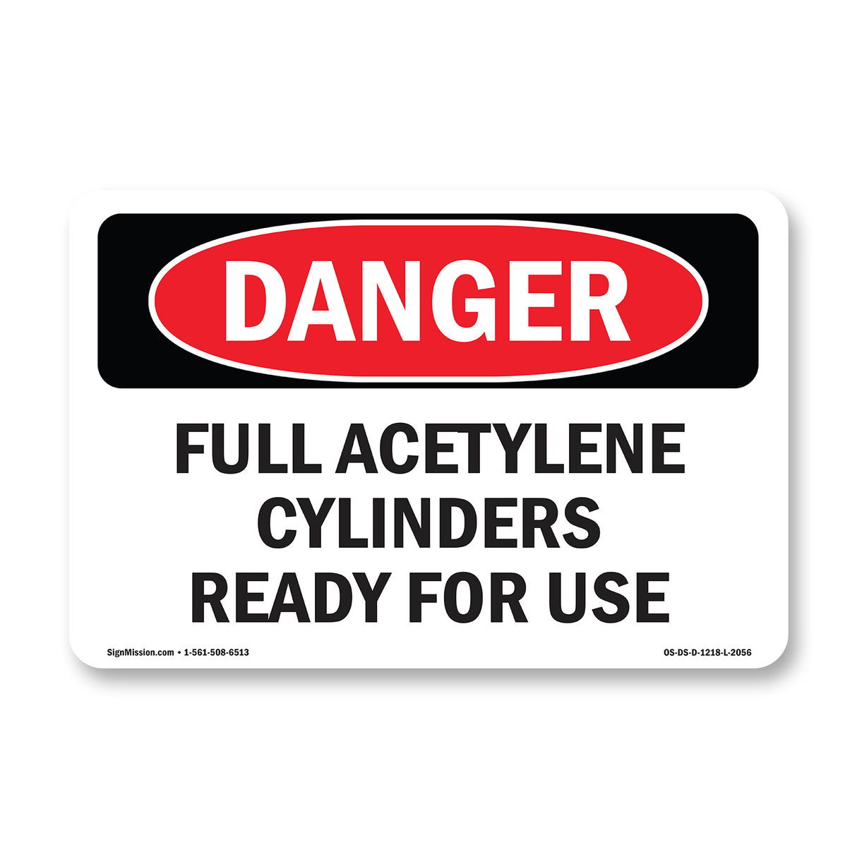 Full Acetylene Cylinders Ready For Use