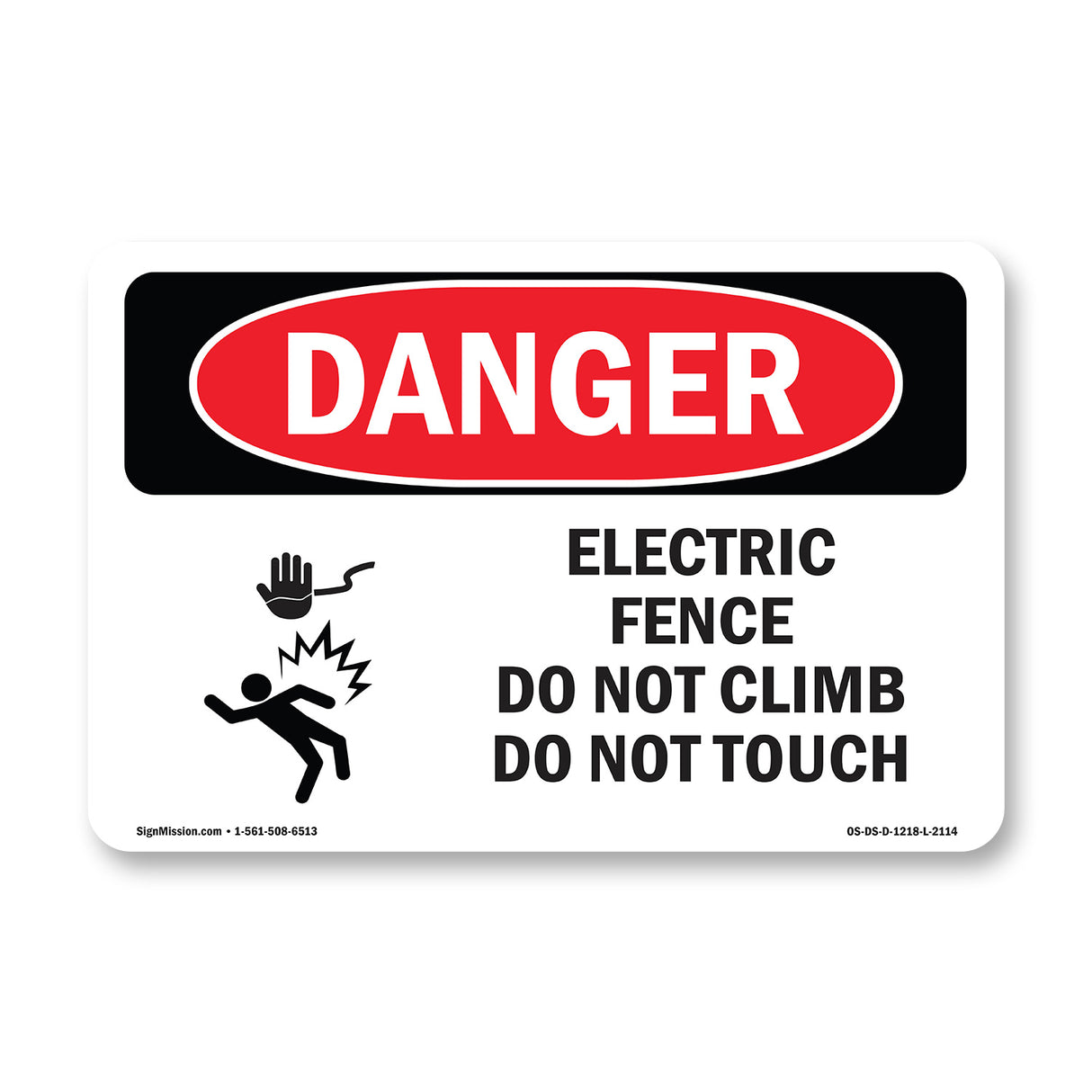 Electric Fence Do Not Climb