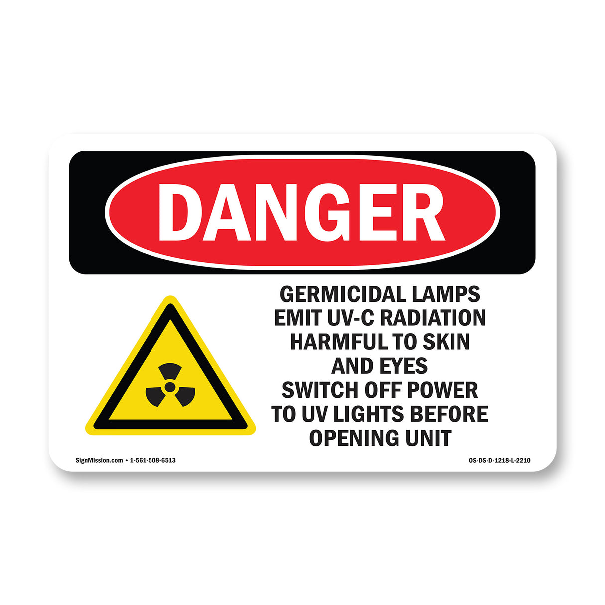 Germicidal Lamps Emit UV-C Radiation