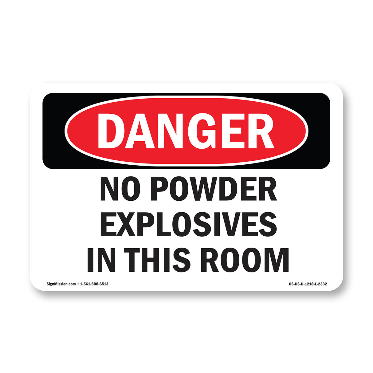 No Powder Explosives In This Room