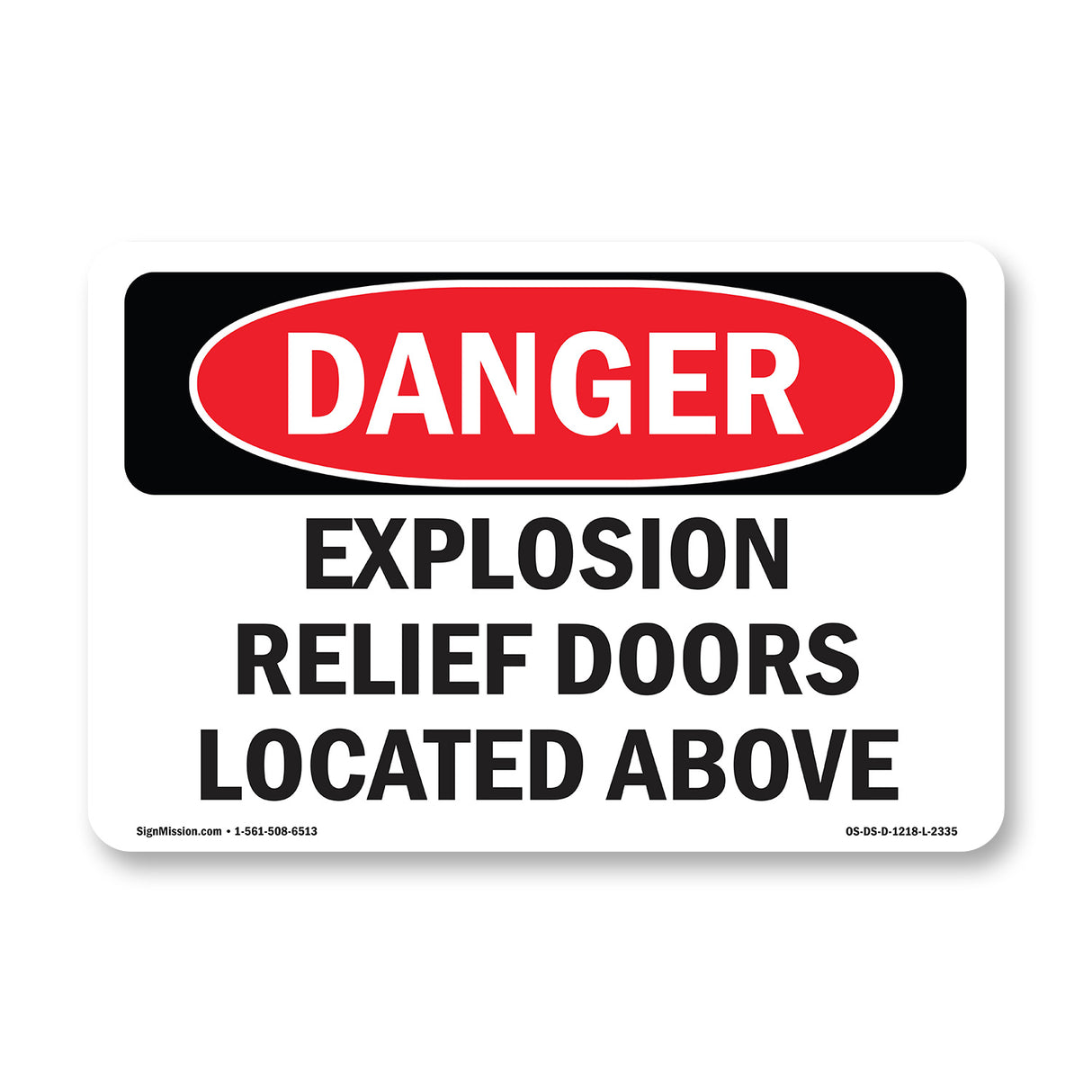 Explosion Relief Doors Located Above