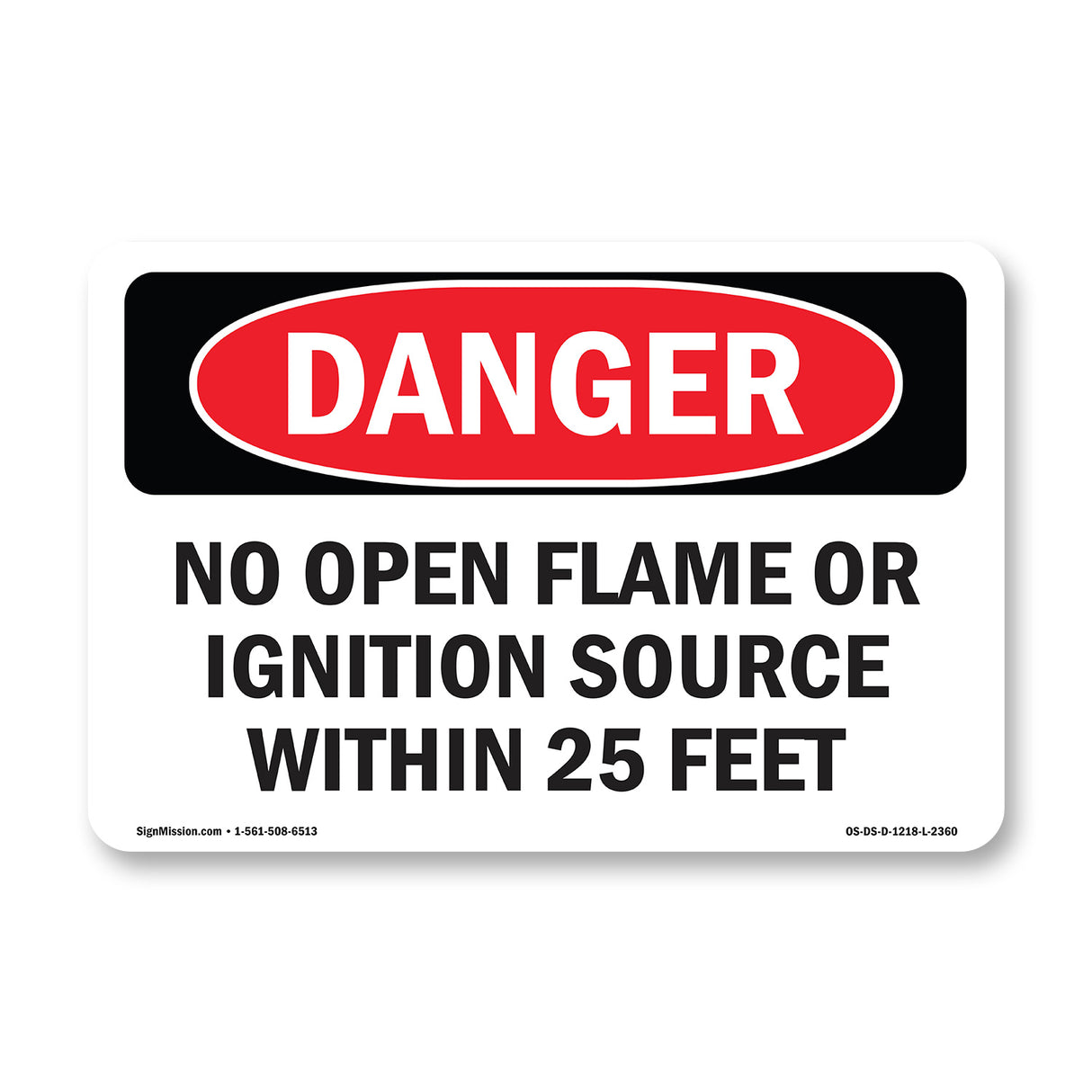 No Open Flame Or Ignition Source Within 25 Feet