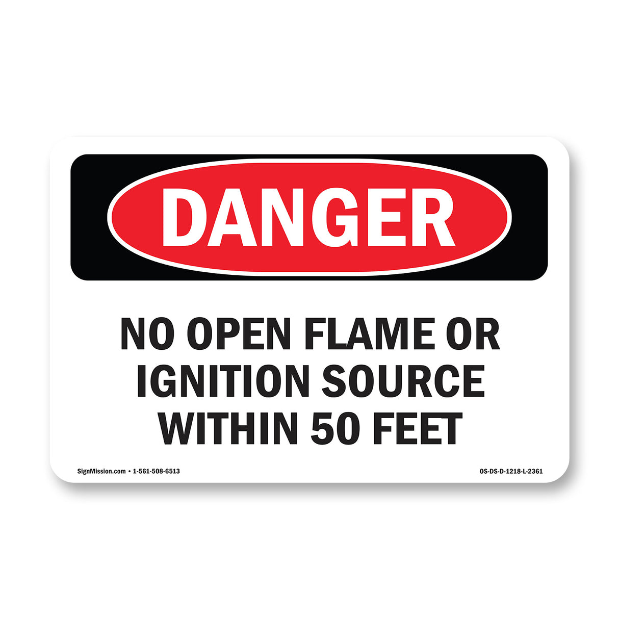 No Open Flame Or Ignition Source Within 50 Feet