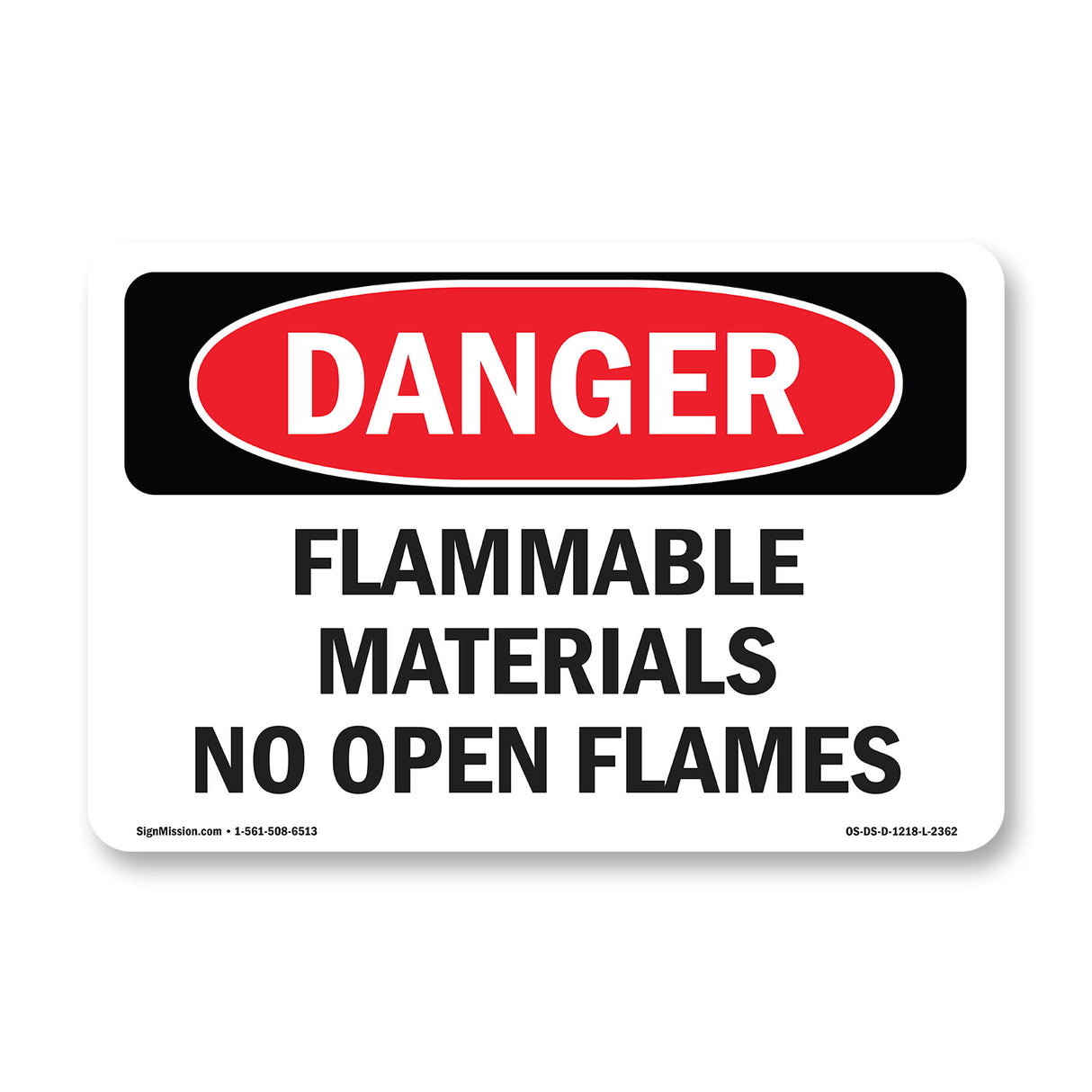 Flammable Materials No Open Flames