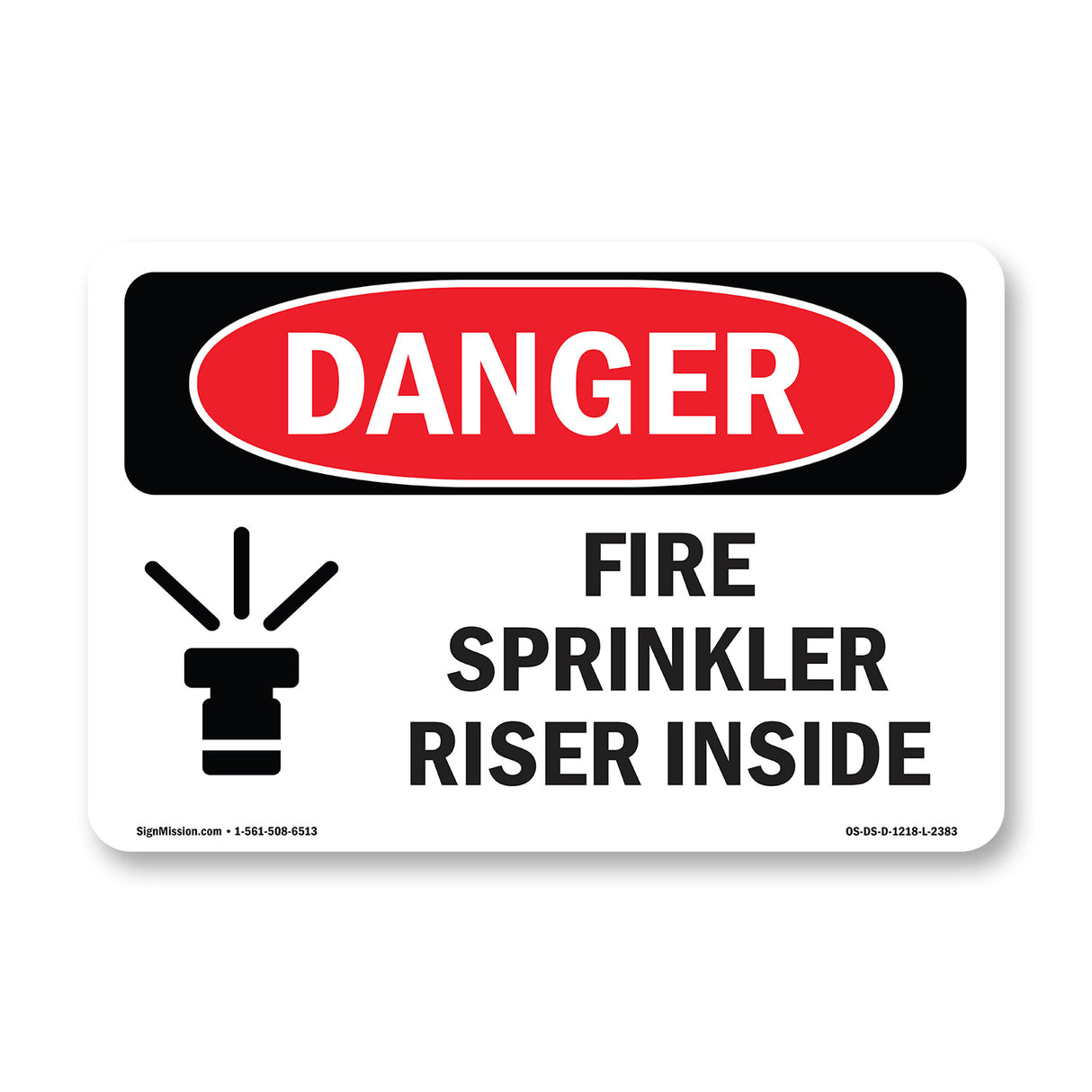 Fire Sprinkler Riser Inside
