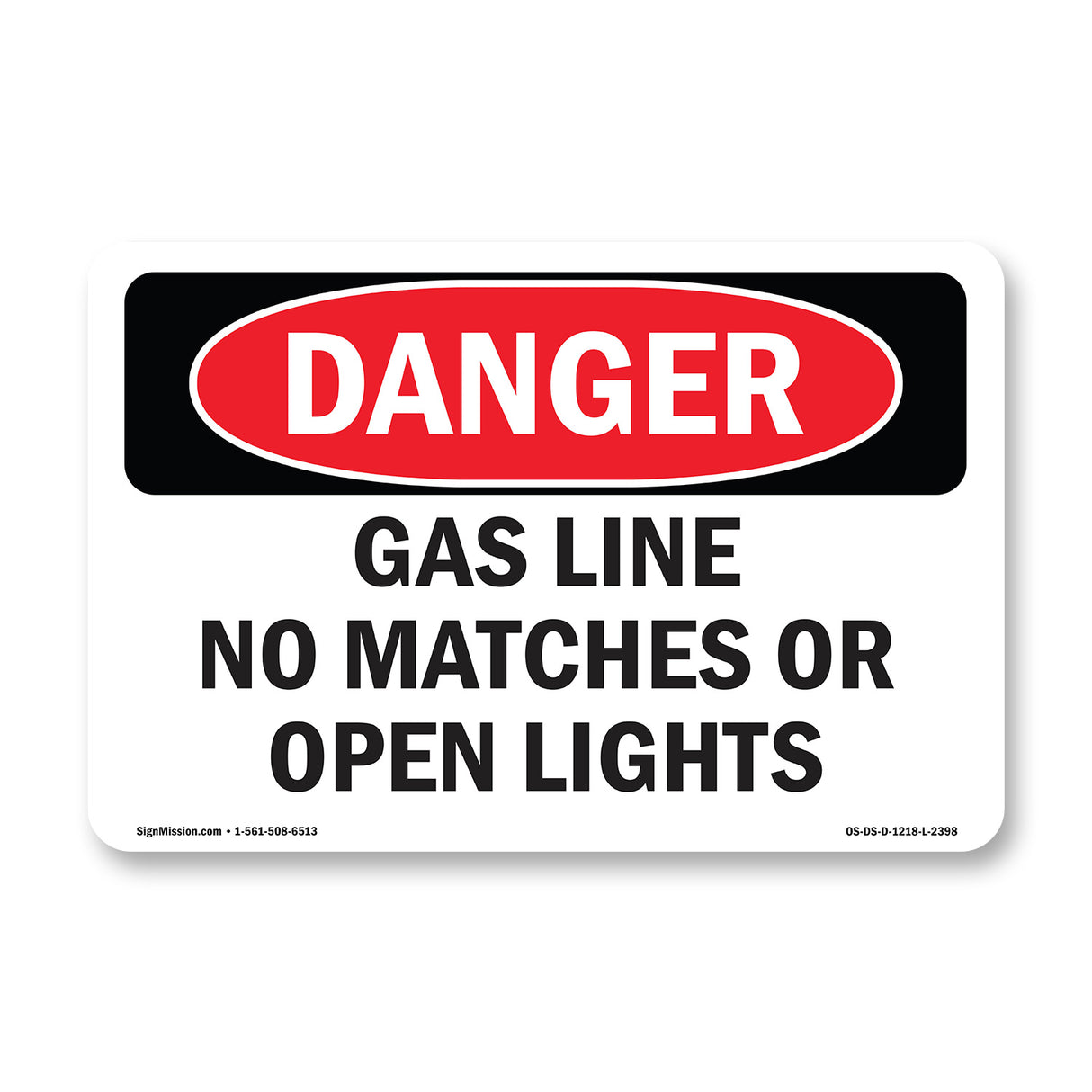 Gas Line No Matches Or Open Lights
