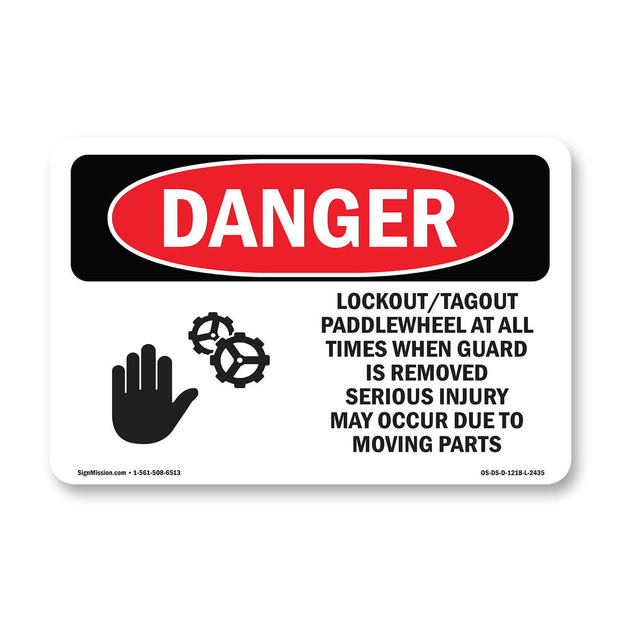 LockoutTagout Paddlewheel At